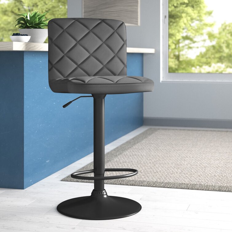 Grey leather discount breakfast bar stools